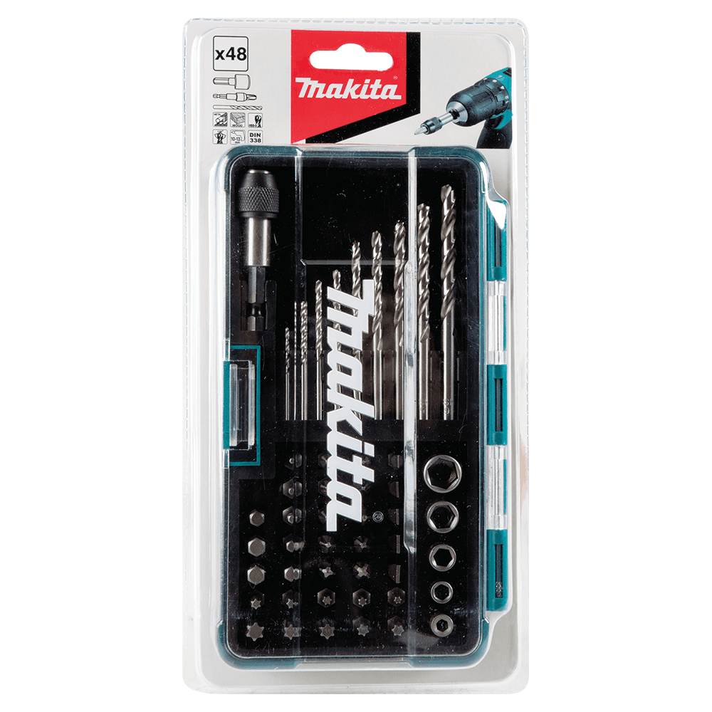 48-Piece Metric High Speed Steel Drill Bit/Screw Bit/Socket Set (10/Pack) Alt 4 - Image