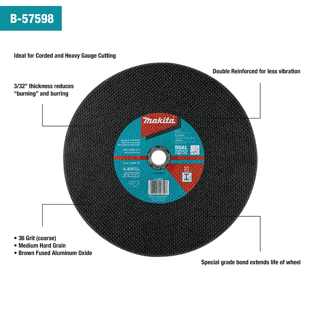 14" Abrasive Cut-Off Wheel (5/Pack) Alt 2 - Image