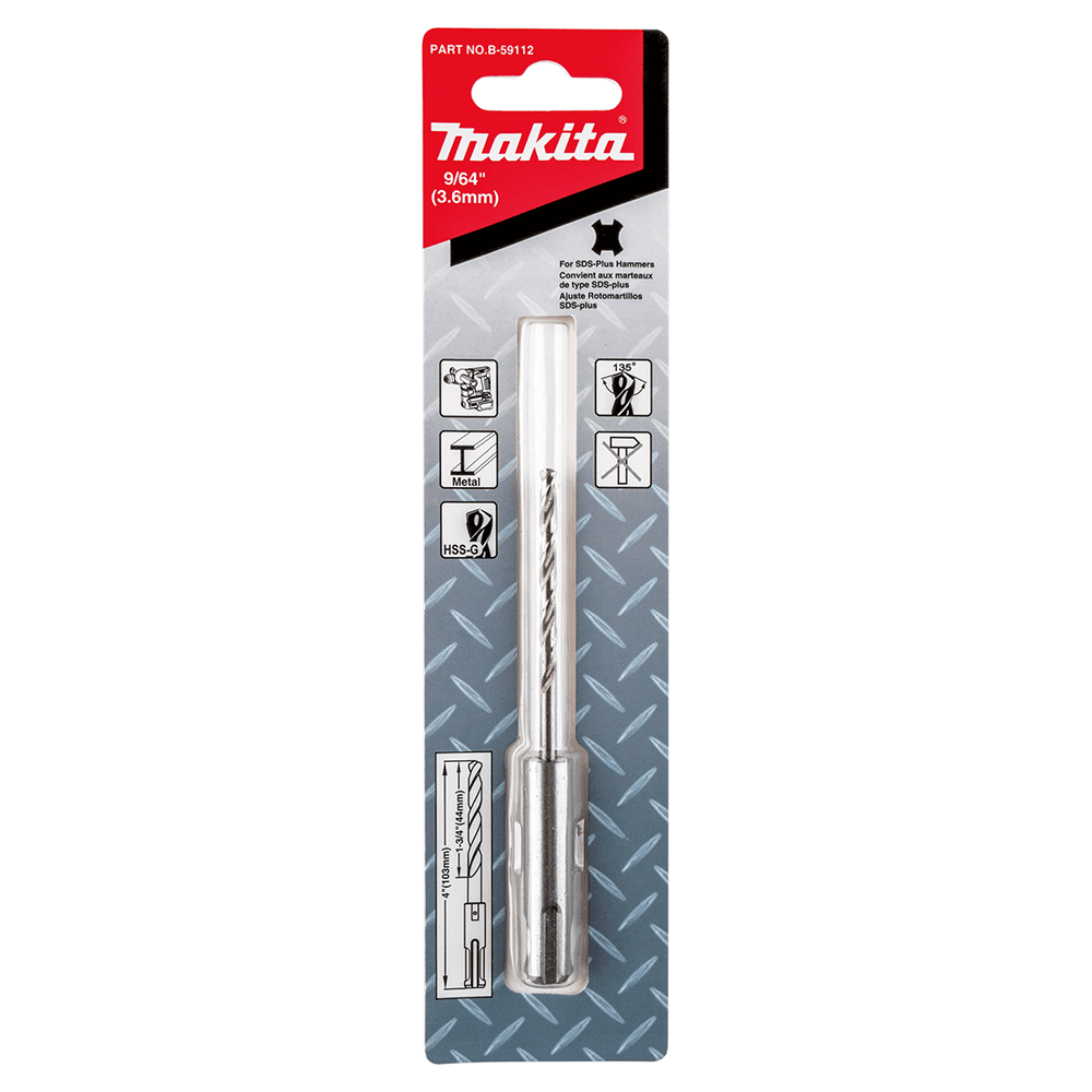 9/64" x 4" SDS-Plus Drill Bit Alt 1 - Image