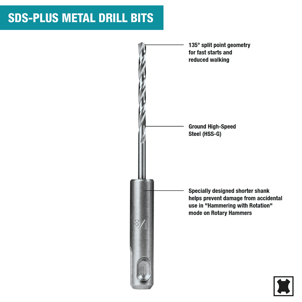 1/4" x 5-3/16" SDS-Plus Drill Bit Alt 6 - Image