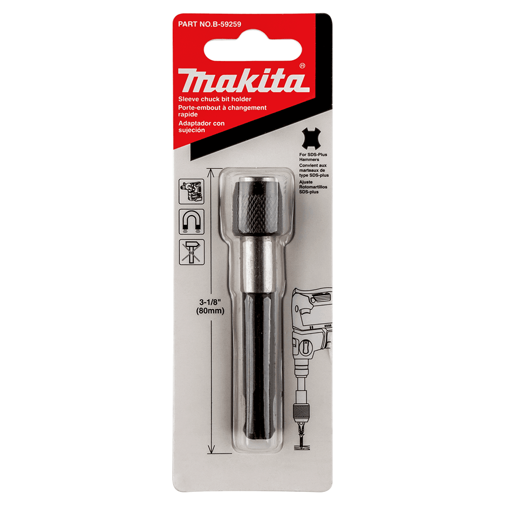 Adapter for SDS-PLUS to 1/4" Hex Alt 1 - Image
