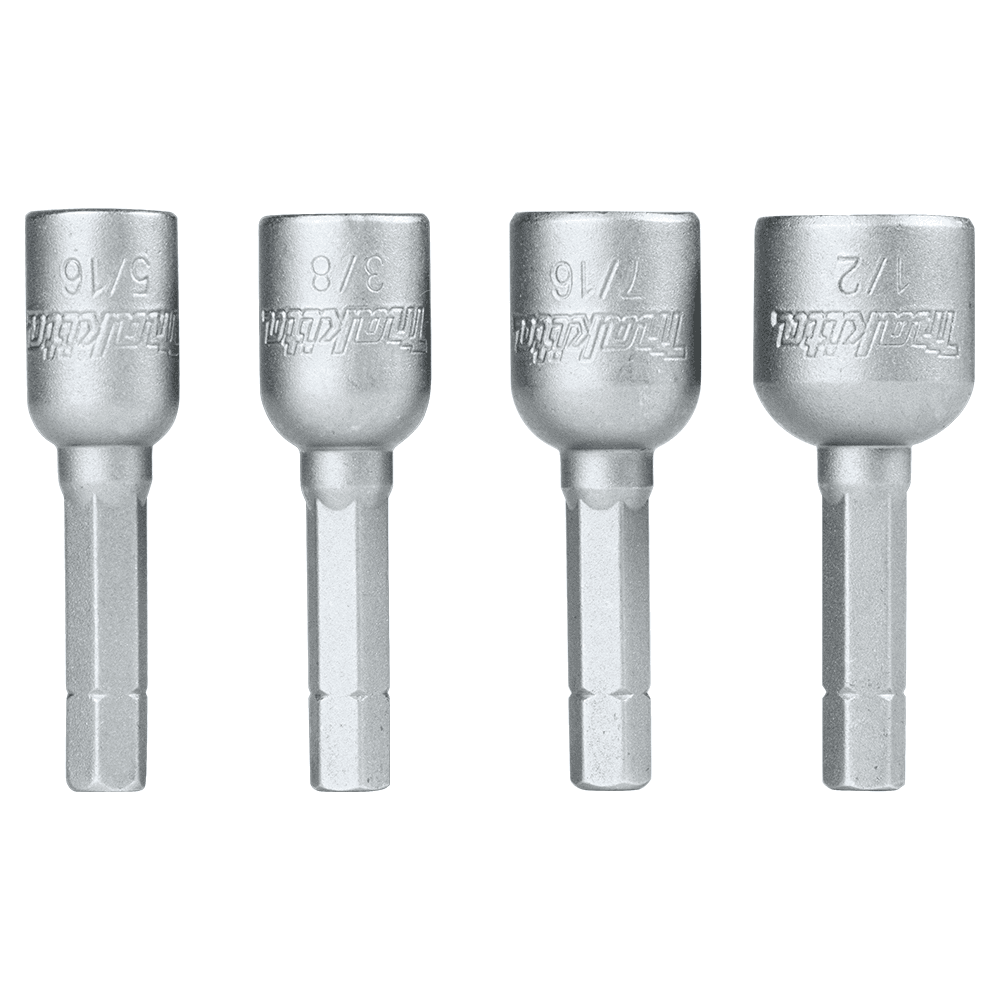 4-Piece Magnetic Nutsetter Set, 1/4" Shank Main - Image