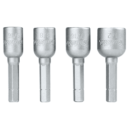 4-Piece Magnetic Nutsetter Set, 1/4" Shank Main - Image
