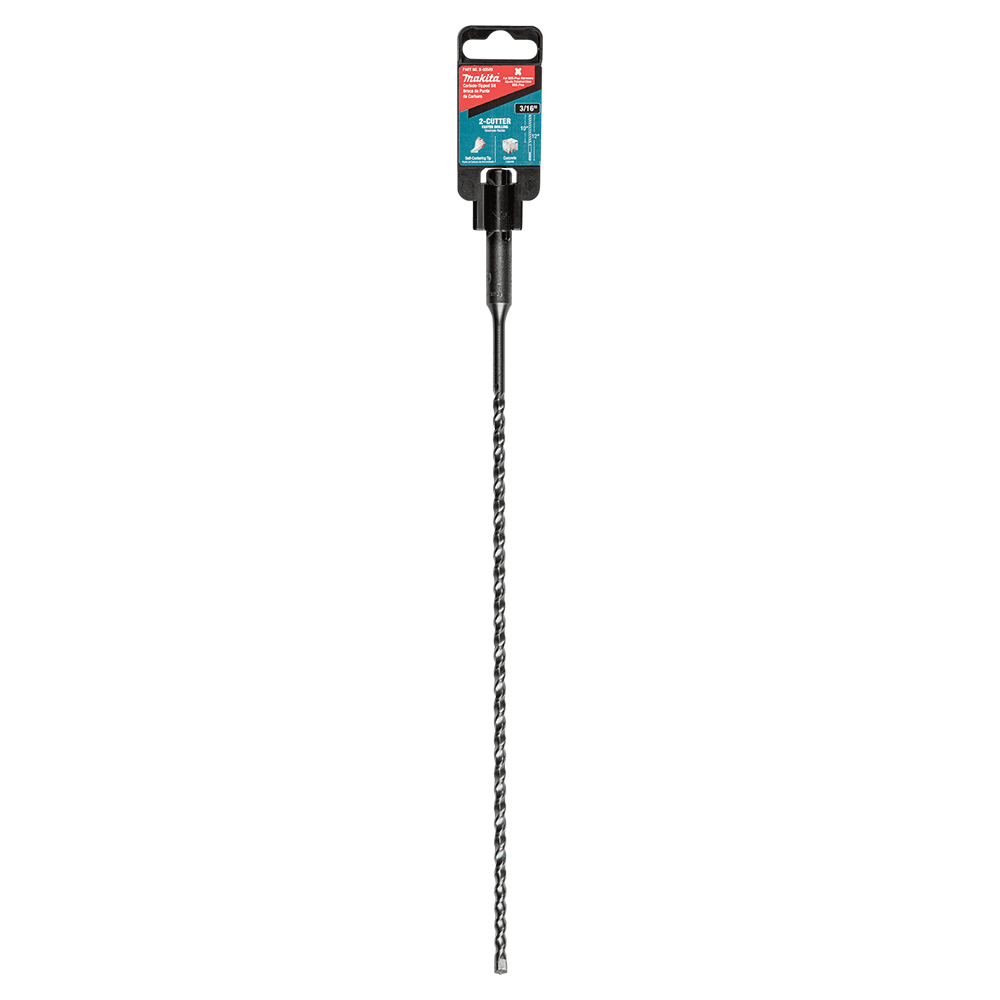 3/16" x 12" 2-Cutter SDS-PLUS Drill Bit Alt 3 - Image