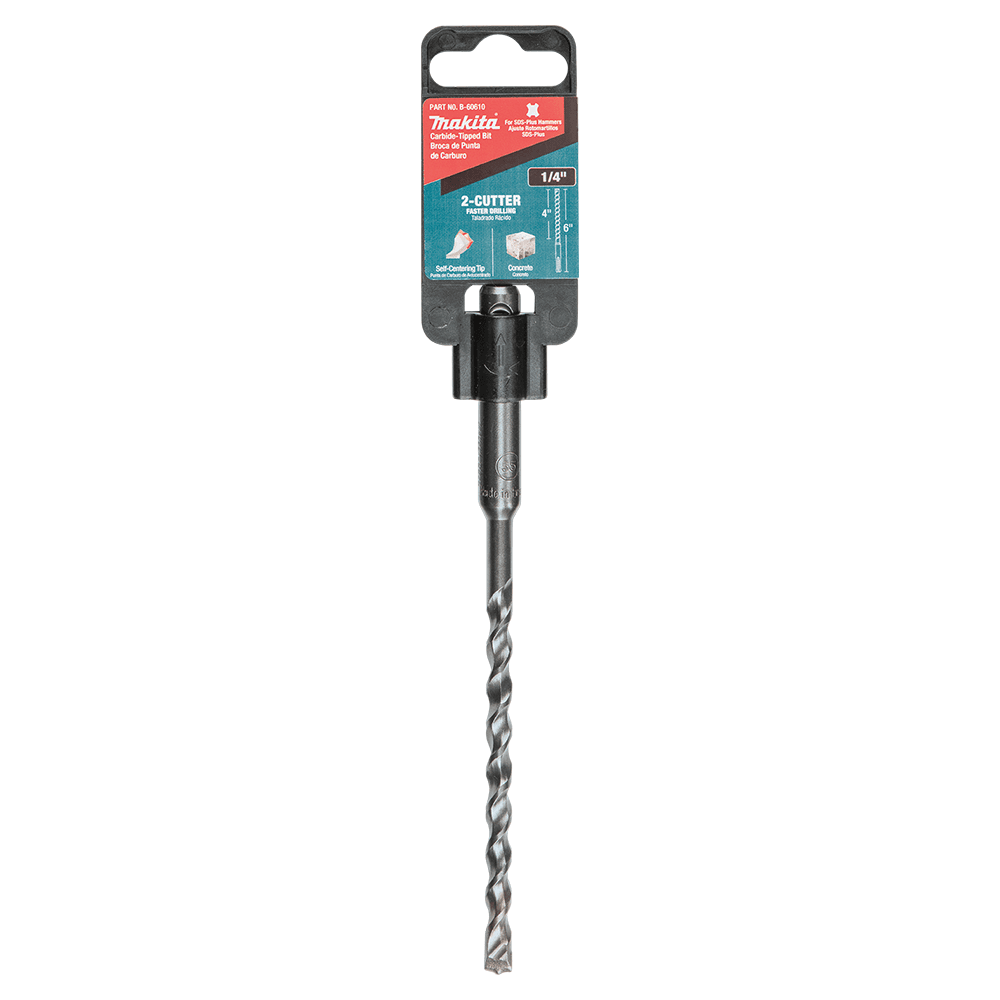 1/4" x 6" 2-Cutter SDS-PLUS Drill Bit Alt 3 - Image