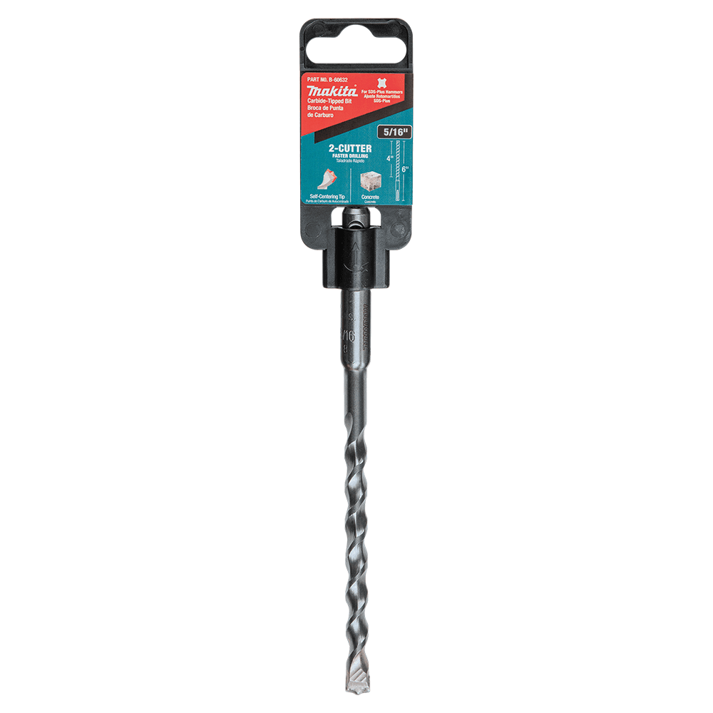 5/16" x 6" 2-Cutter SDS-PLUS Drill Bit Alt 3 - Image