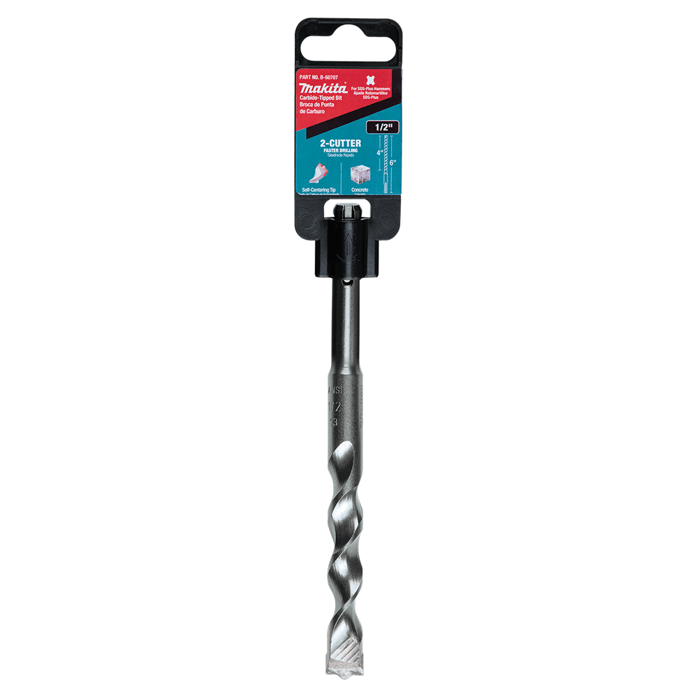 1/2" x 6" 2-Cutter SDS-PLUS Drill Bit Alt 3 - Image