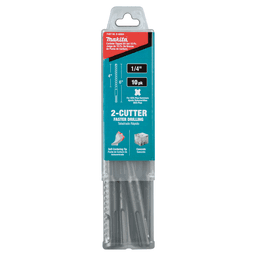 1/4" x 6" 2-Cutter SDS-PLUS Drill Bit (10/Pack) Alt 4 - Image