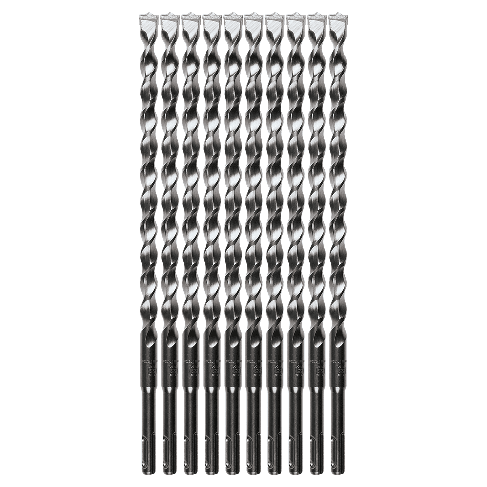 1/2" x 12" 2-Cutter SDS-PLUS Drill Bit (10/Pack) Main - Image