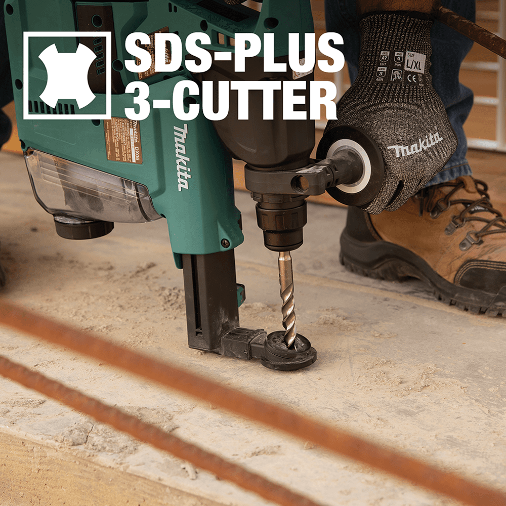 3/16" x 4" 3-Cutter SDS-PLUS Drill Bit Alt 6 - Image