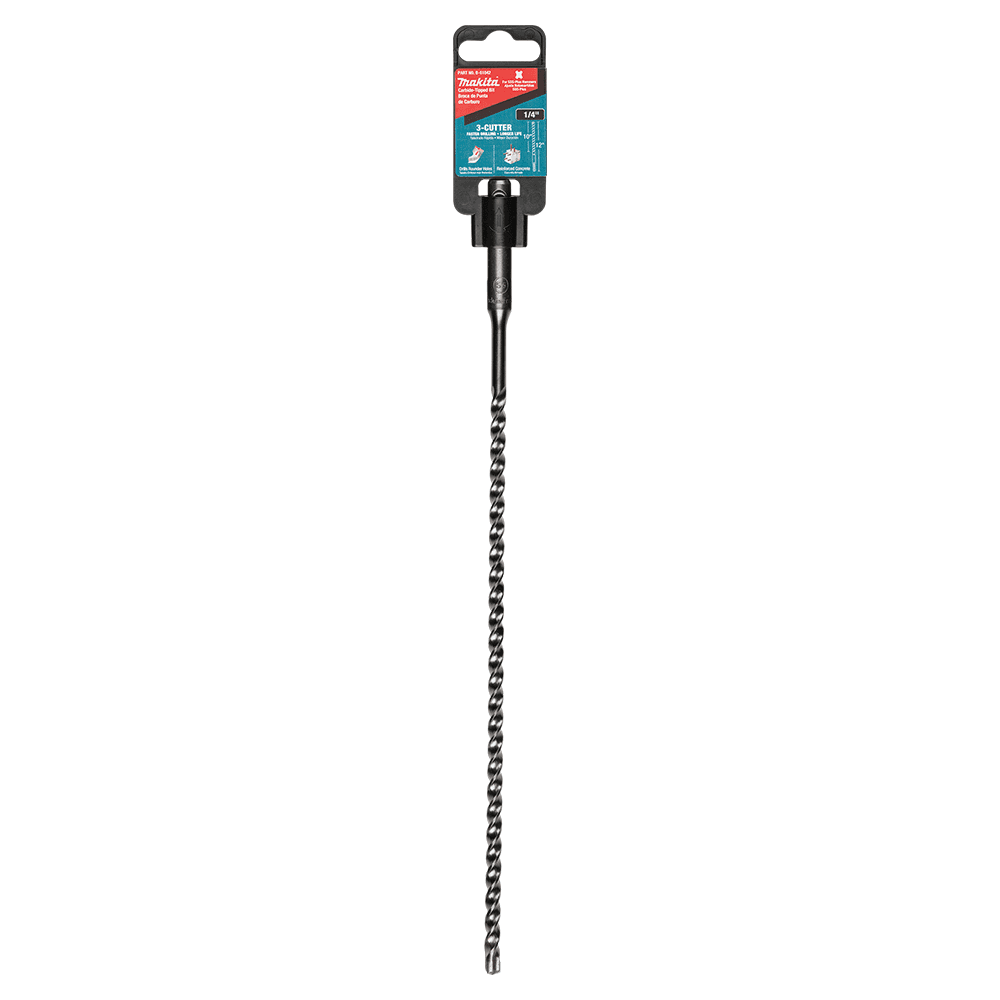 1/4" x 12" 3-Cutter SDS-PLUS Drill Bit Alt 3 - Image