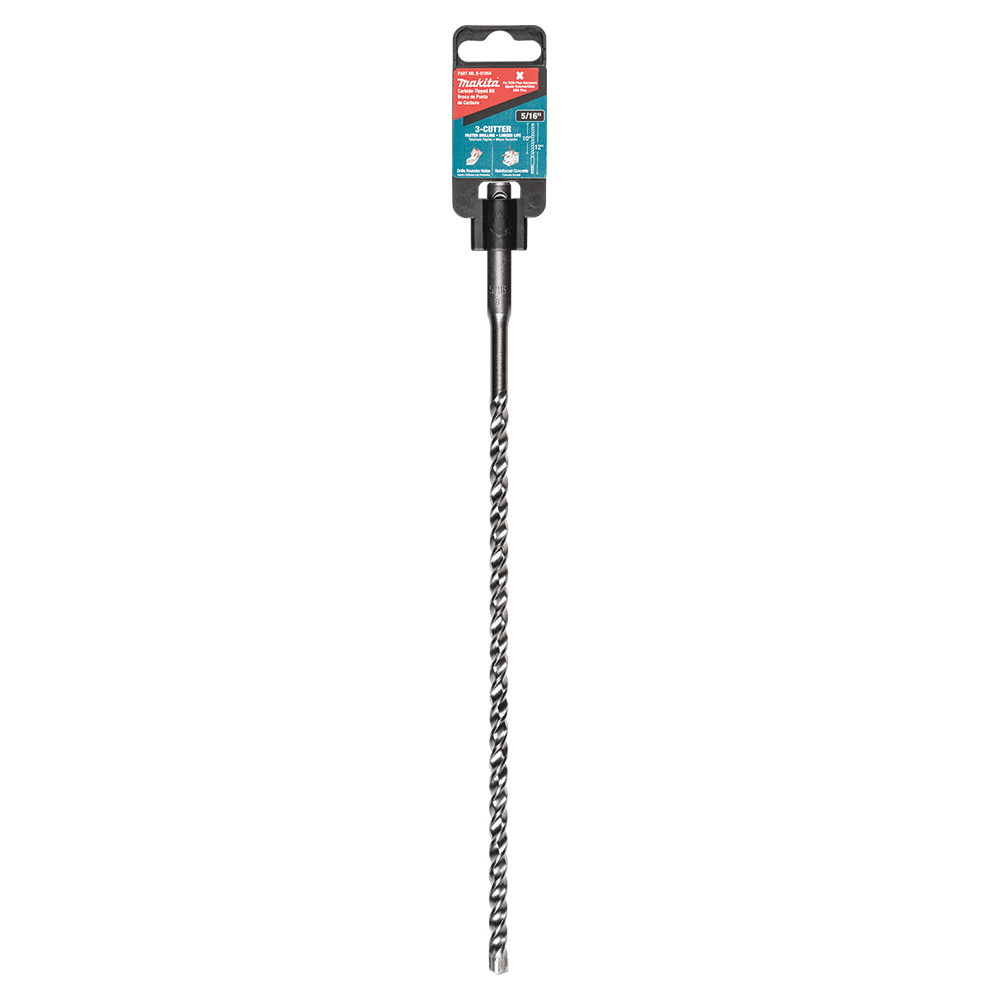 5/16" x 12" 3-Cutter SDS-PLUS Drill Bit Alt 3 - Image
