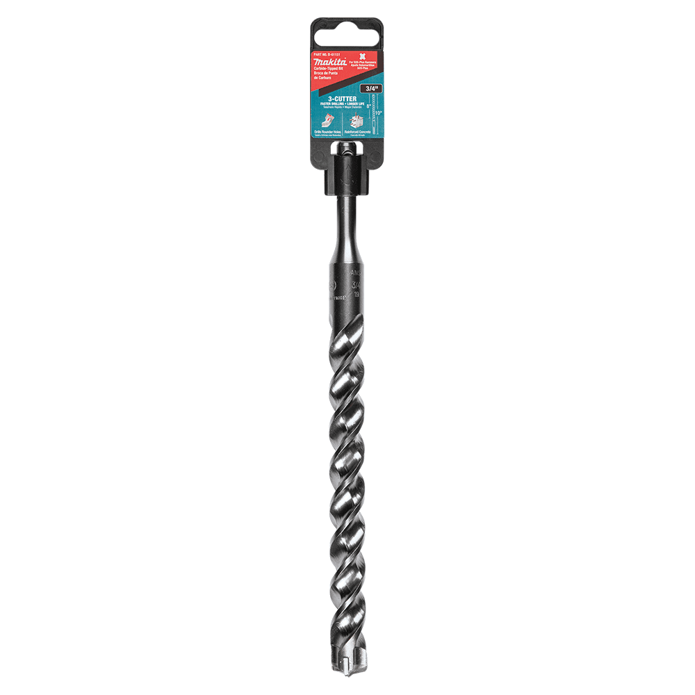 3/4" x 10" 3-Cutter SDS-PLUS Drill Bit Alt 3 - Image