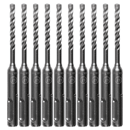3/16" x 4" 3-Cutter SDS-PLUS Drill Bit (10/Pack) Main - Image