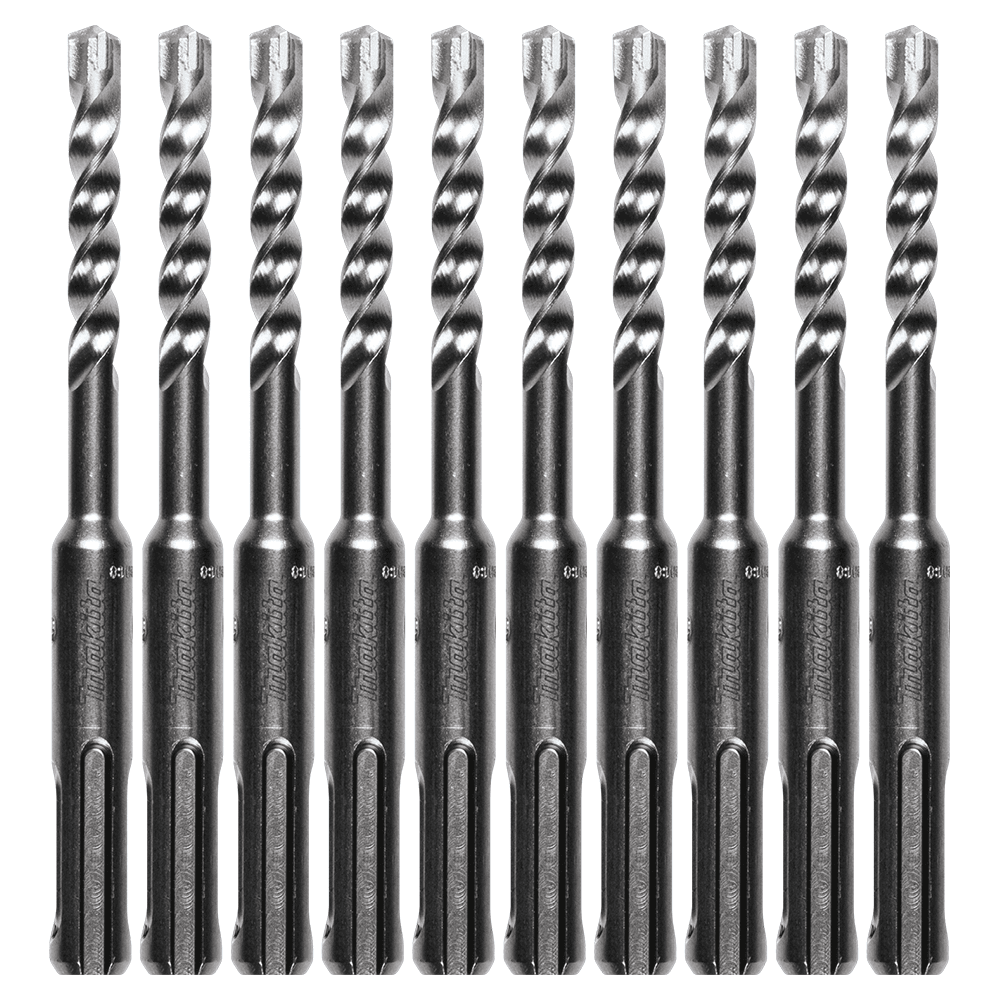 3/16" x 8" 3-Cutter SDS-PLUS Drill Bit (10/Pack) Main - Image