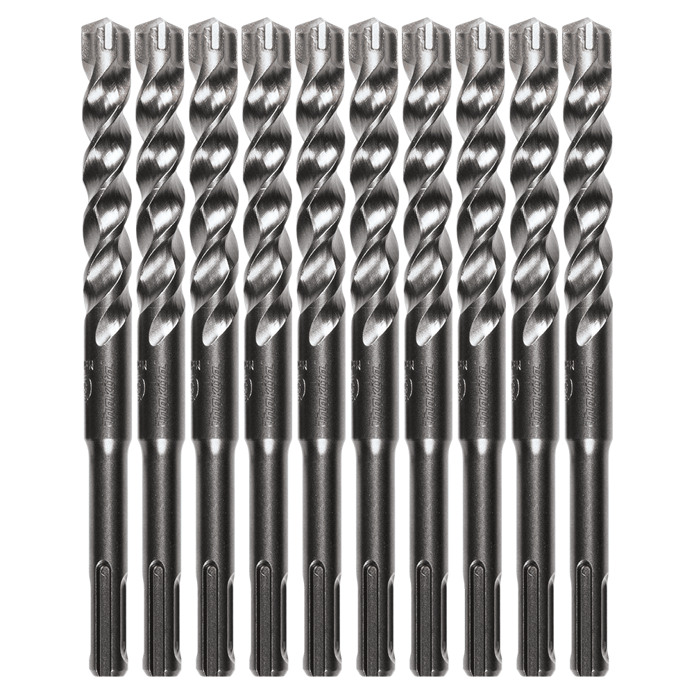 1/2" x 6" 3-Cutter SDS-PLUS Drill Bit (10/Pack) Main - Image