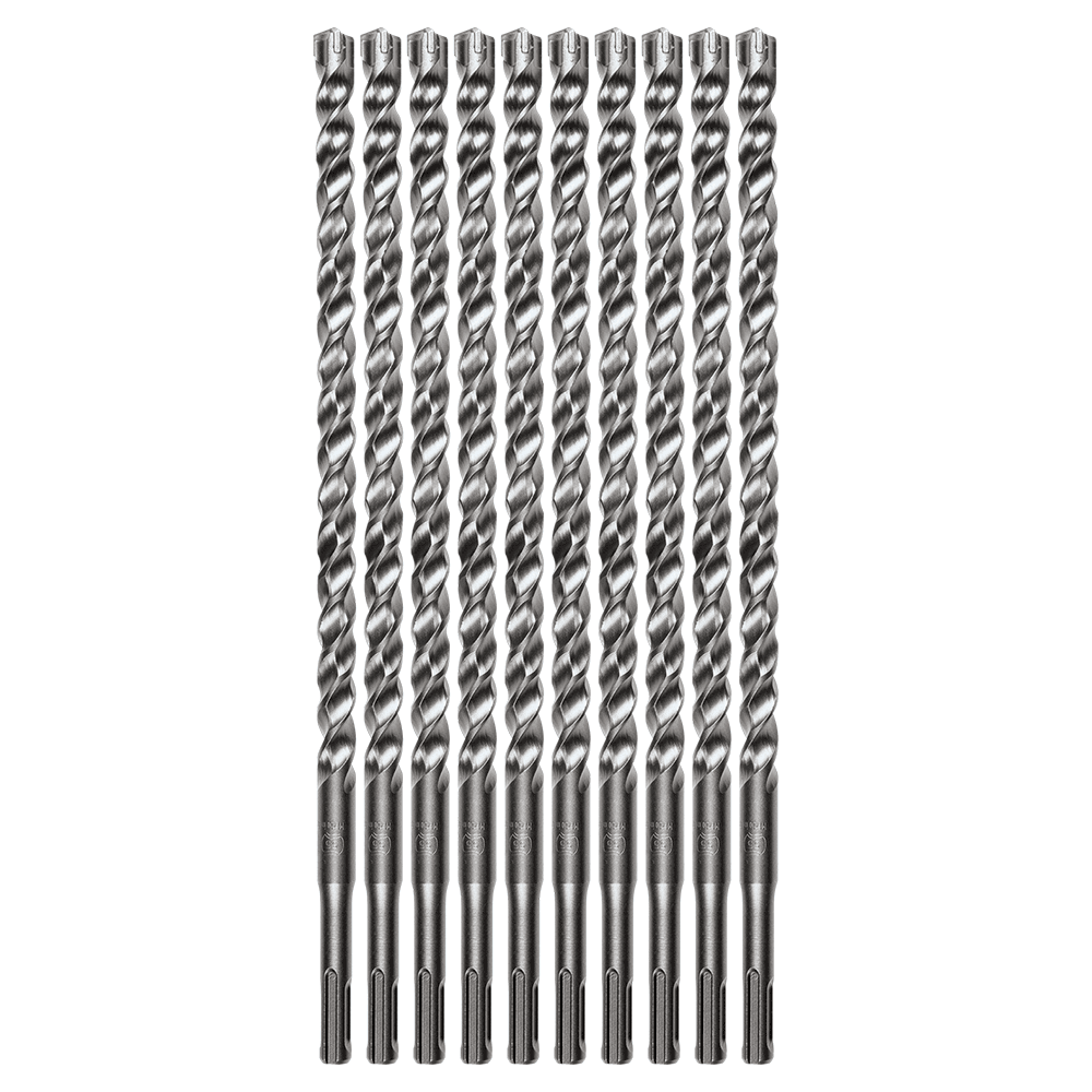 1/2" x 12" 3-Cutter SDS-PLUS Drill Bit (10/Pack) Main - Image