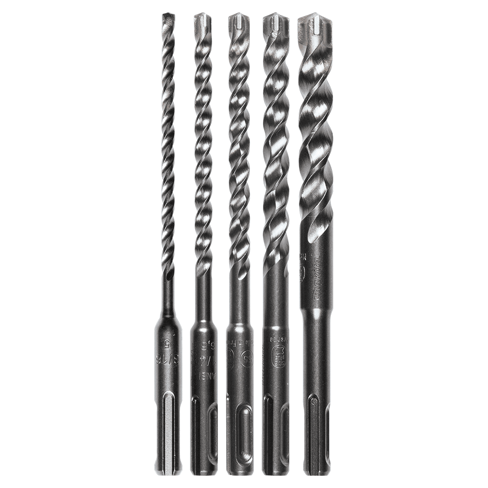 5-Piece SDS-PLUS 3-Cutter Drill Bit Set Main - Image