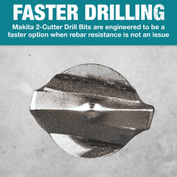 1/2" x 13" 2-Cutter SDS-MAX Drill Bit Alt 5 - Image