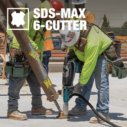 11/16" x 21" 6-Cutter SDS-MAX Drill Bit Alt 7 - Image