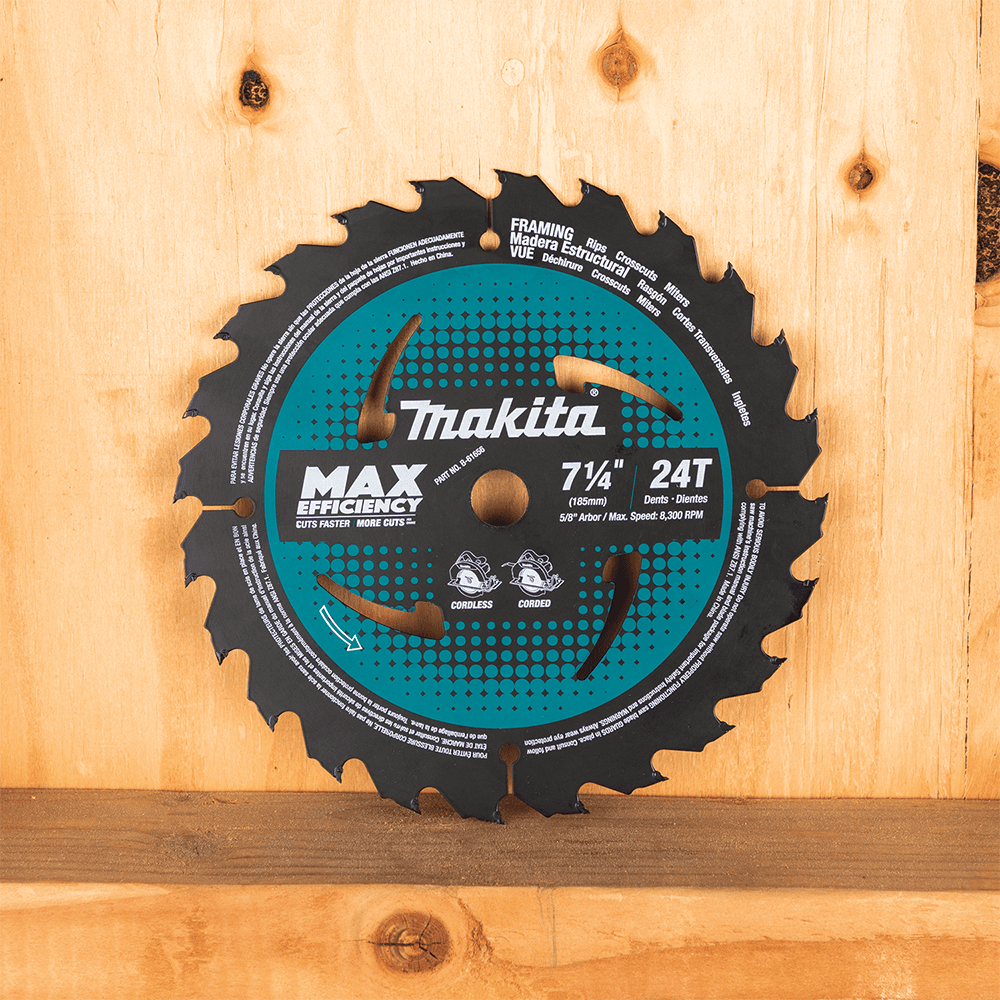 7-1/4" x 24 Teeth Carbide-Tipped Max Efficiency Circular Saw Blade (10/Pack) Alt 13 - Image