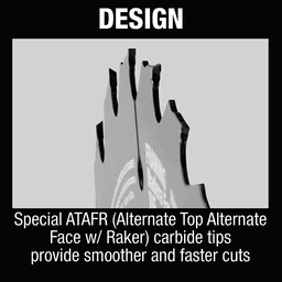 7-1/4" x 24 Teeth Cross-Cut Circular Saw Blade Alt 10 - Image
