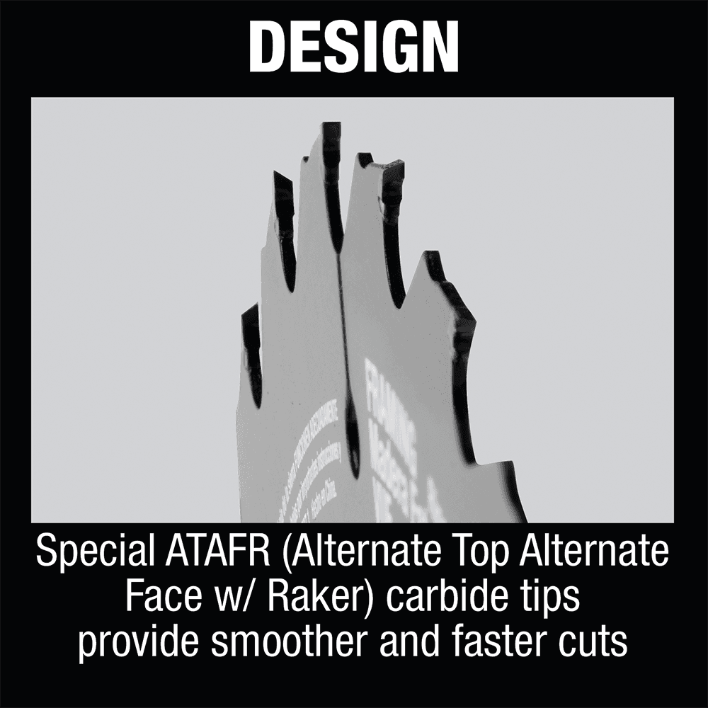7-1/4" x 24 Teeth Carbide-Tipped Max Efficiency Circular Saw Blade (3/Pack) Alt 5 - Image
