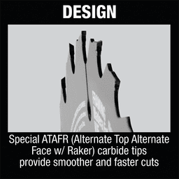 7-1/4" x 24 Teeth Carbide-Tipped Max Efficiency Circular Saw Blade (3/Pack) Alt 5 - Image