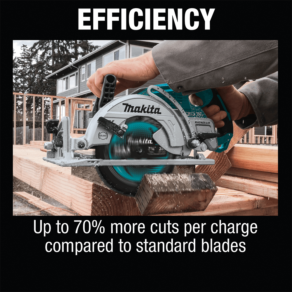 7-1/4" x 24 Teeth Carbide-Tipped Max Efficiency Circular Saw Blade (3/Pack) Alt 7 - Image