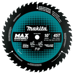 10" x 45 Teeth Cross-Cut Max Efficiency Miter Saw Blade Main - Image