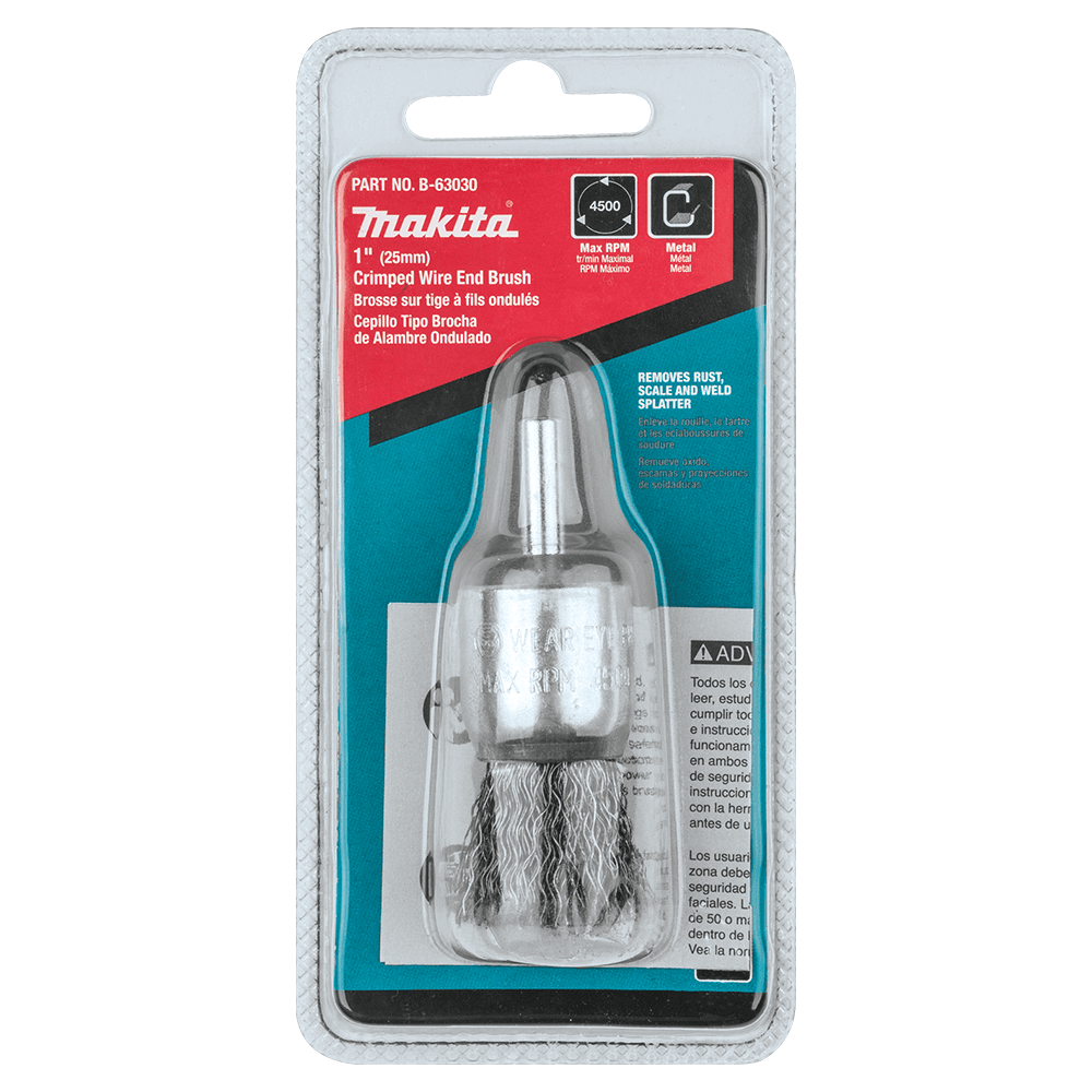 1" Crimped Wire End Brush Alt 2 - Image