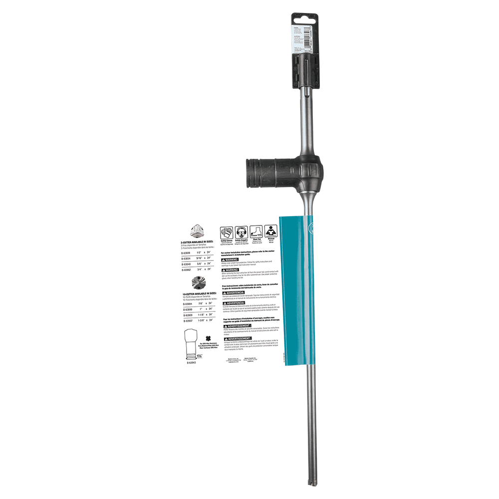 9/16" x 24" SDS-Max Dust Extraction Drill Bit Alt 4 - Image
