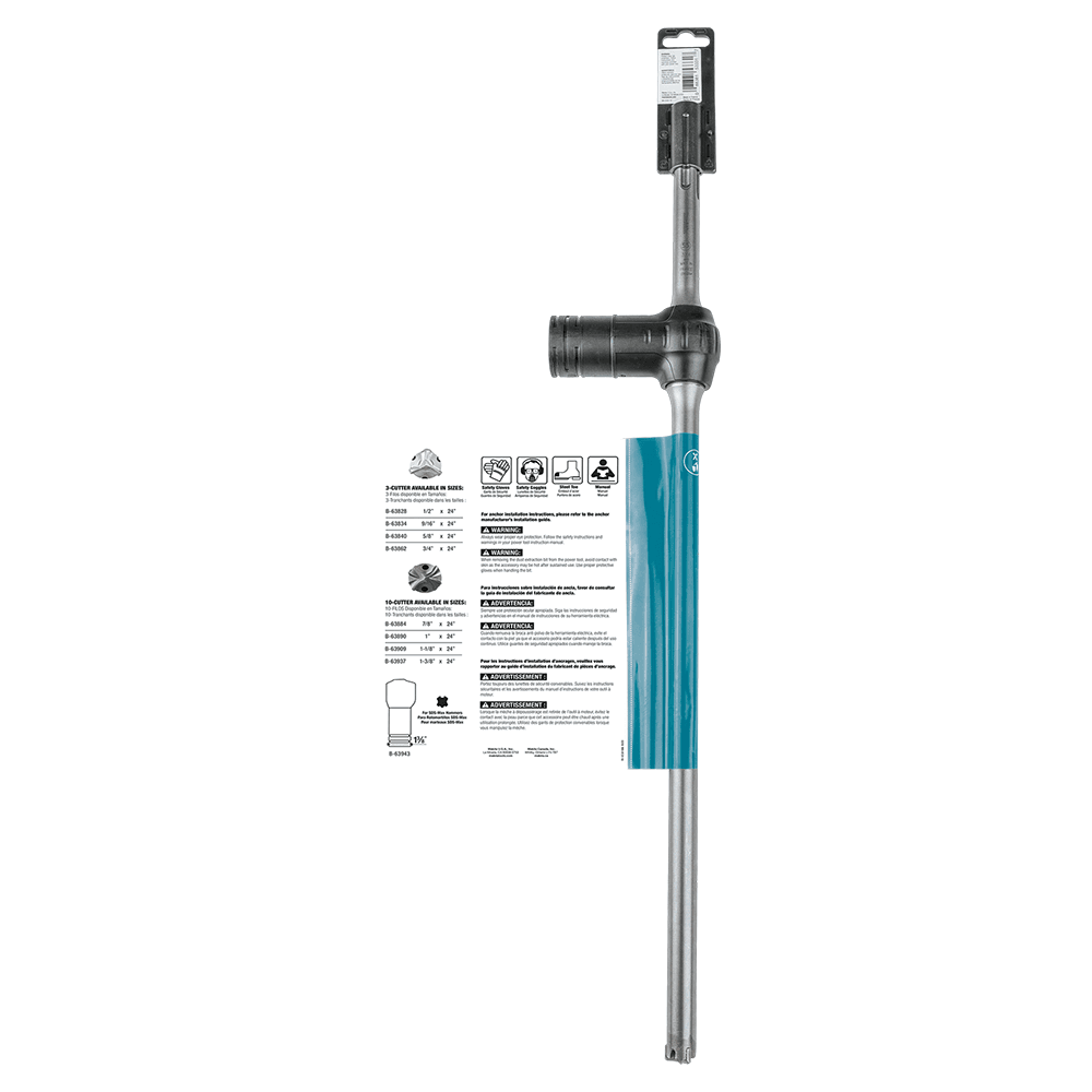 3/4" x 24" SDS-Max Dust Extraction Drill Bit Alt 4 - Image
