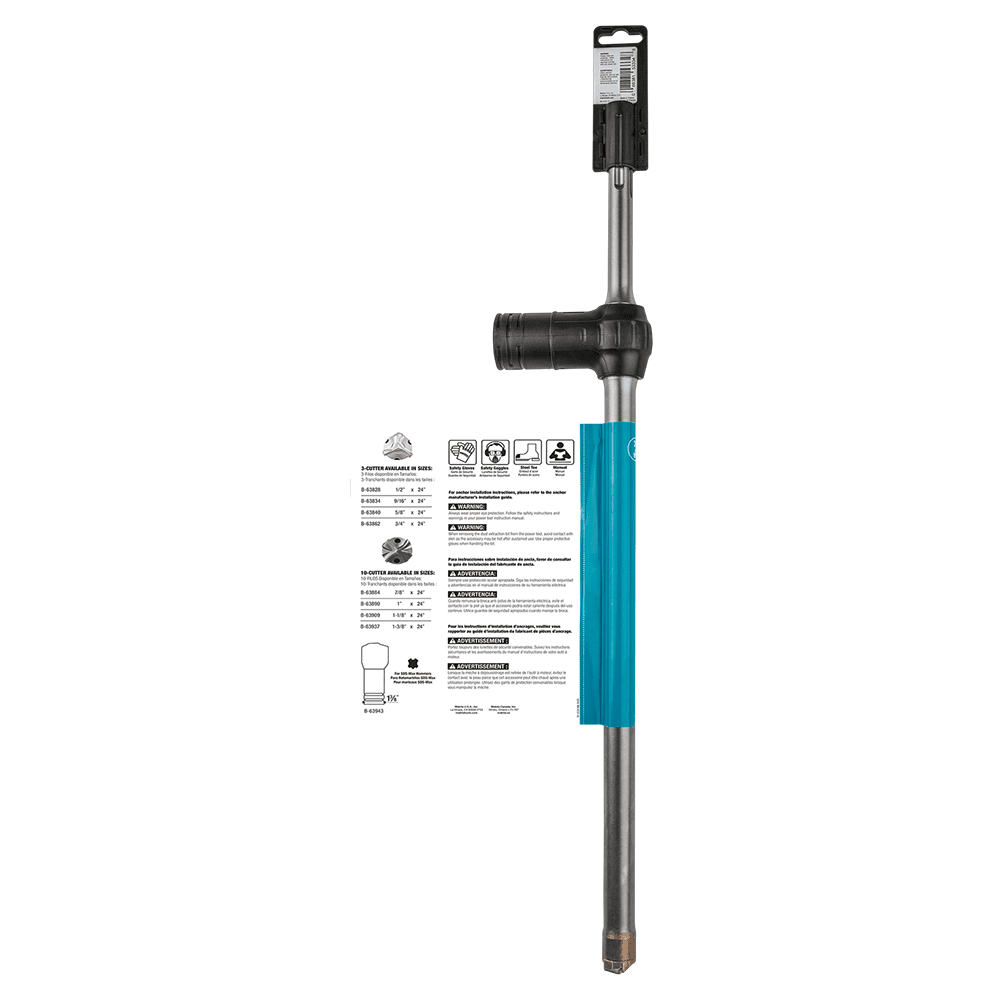 1" x 24" SDS-Max Dust Extraction Drill Bit Alt 3 - Image