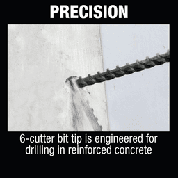 1" x 16" Carbide Tipped 6-Cutter Spline Bit Alt 3 - Image