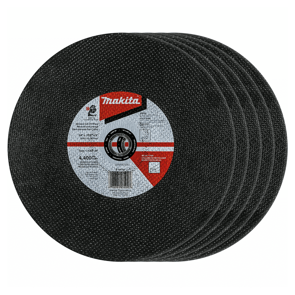 B-64705 14" Abrasive Cut-Off Wheel (5/Pack) Main - Image