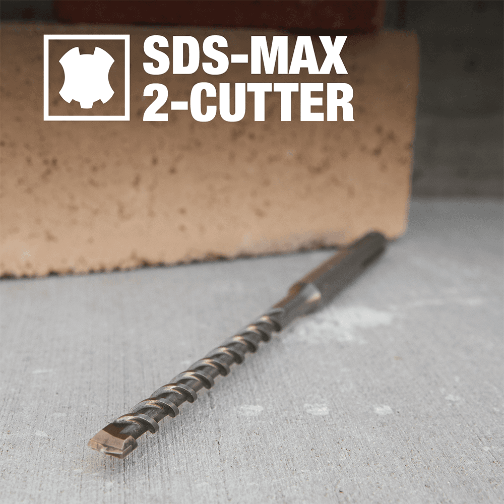 3/8" x 13" 2-Cutter SDS-MAX Drill Bit Alt 6 - Image