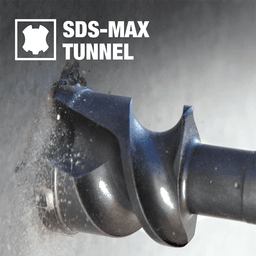 2-1/8" x 24" SDS-MAX Tunnel Bit Alt 8 - Image