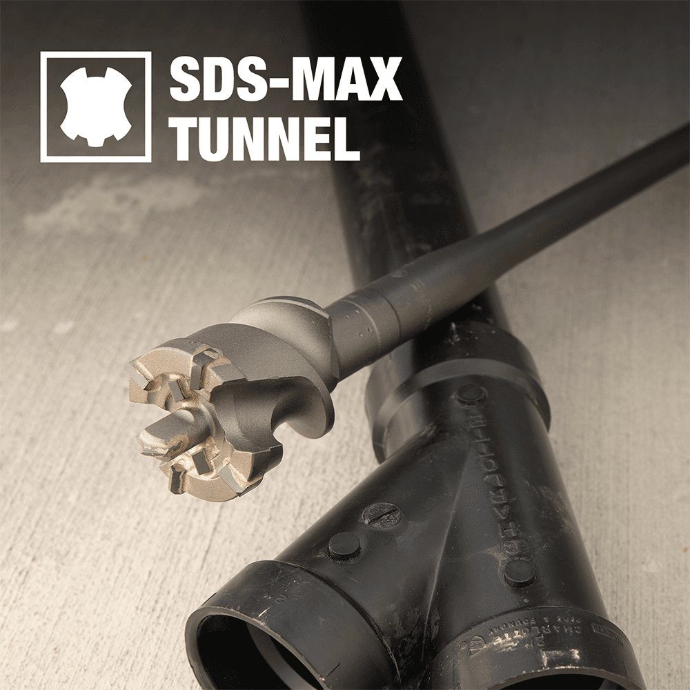 2-1/8" x 24" SDS-MAX Tunnel Bit Alt 9 - Image