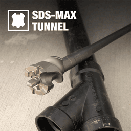 2-1/2" x 24" SDS-MAX Tunnel Bit Alt 9 - Image