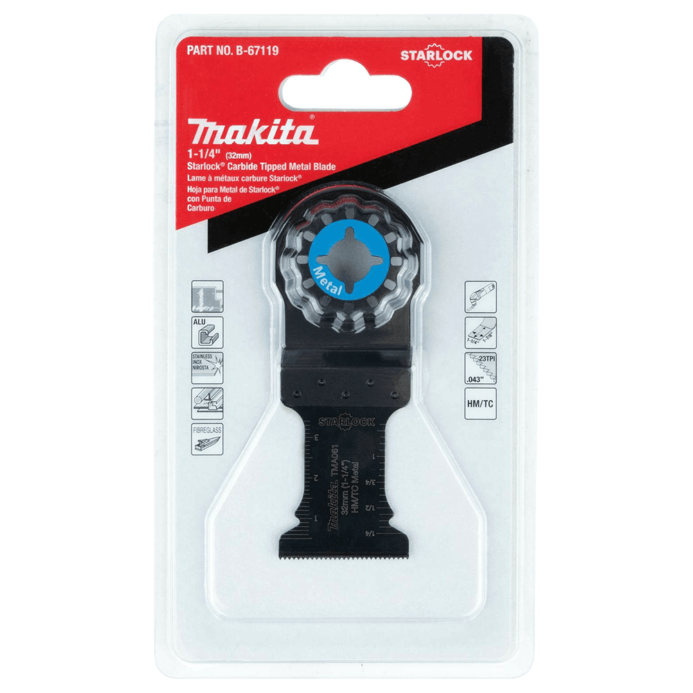 1-1/4" Starlock Oscillating Multi-Tool Plunge Cut Blade with Tungsten Carbide Tip Alt 1 - Image