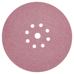 9" Hook/Loop 120 Grit 9 Holes Drywall Sanding Disc, Ceramic on Paper (25/Pack) Main - Image