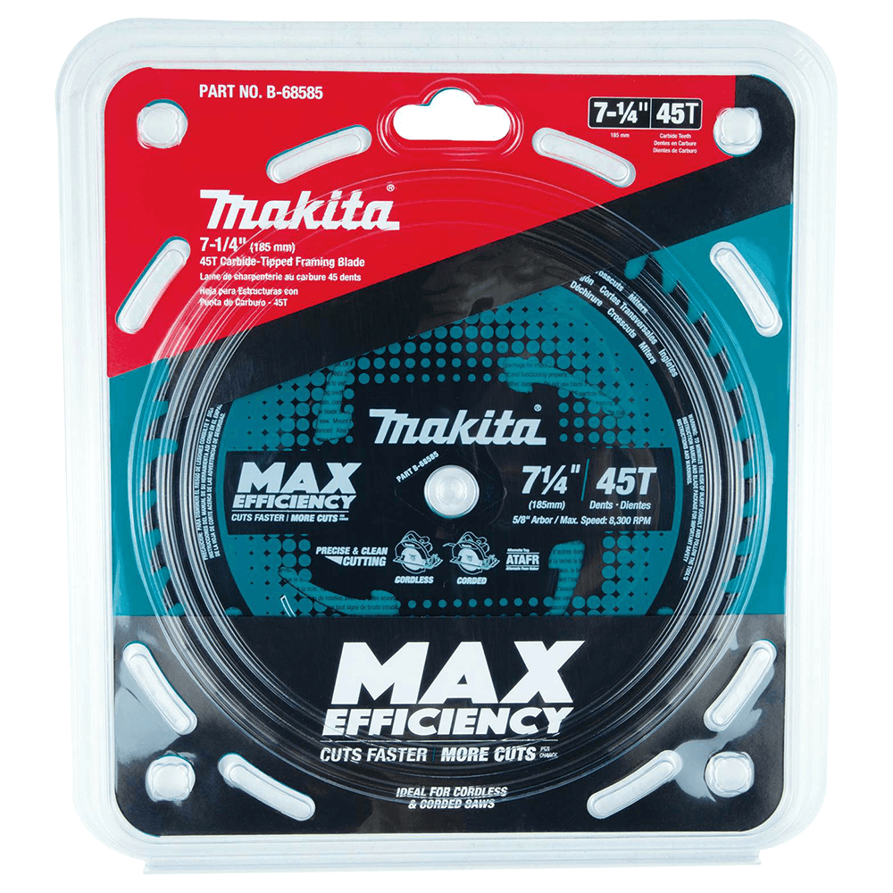 7-1/4" x 45 Teeth Cross/Plunge Cut Circular Saw Blade Alt 1 - Image