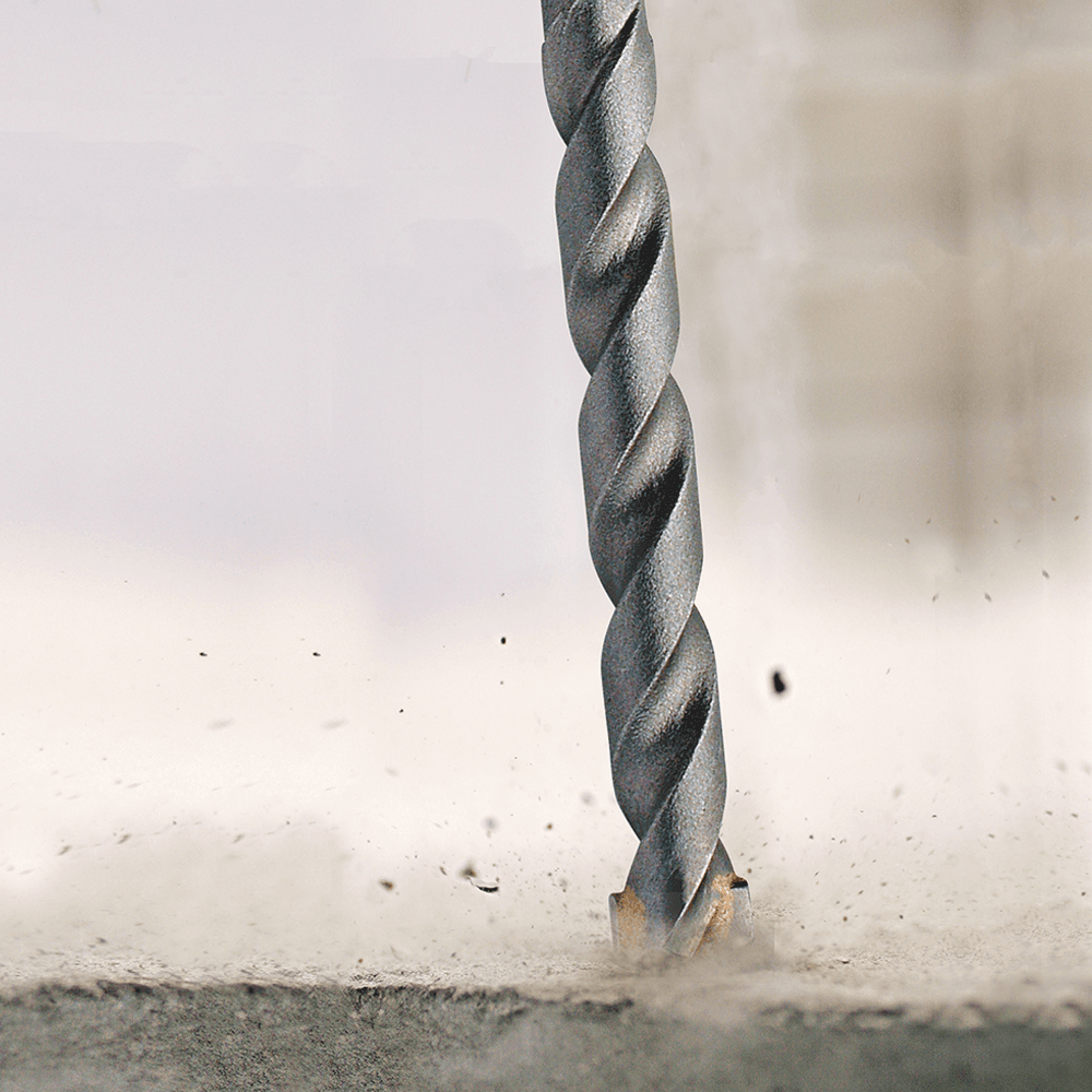 1/2" x 6" Carbide Tipped Percussion Masonry Hammer Drill Bit Alt 3 - Image