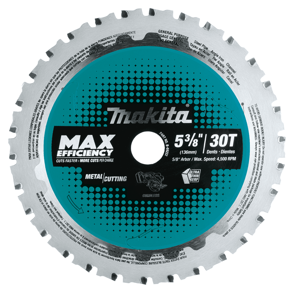 5-3/8" x 30 Teeth General Purpose Cross-Cut Max Efficiency Saw Blade Main - Image