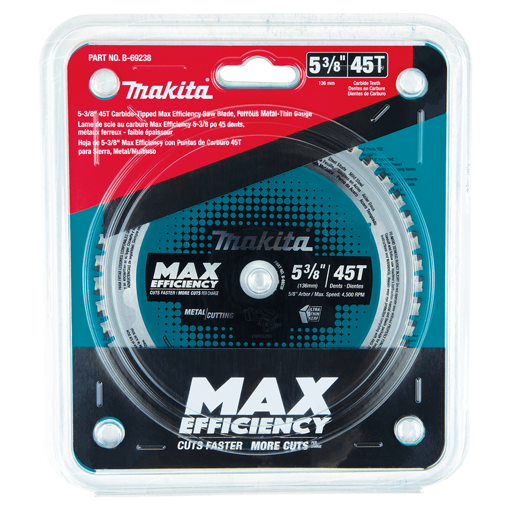 5-3/8" x 45 Teeth Cross-Cut Max Efficiency Saw Blade Alt 1 - Image
