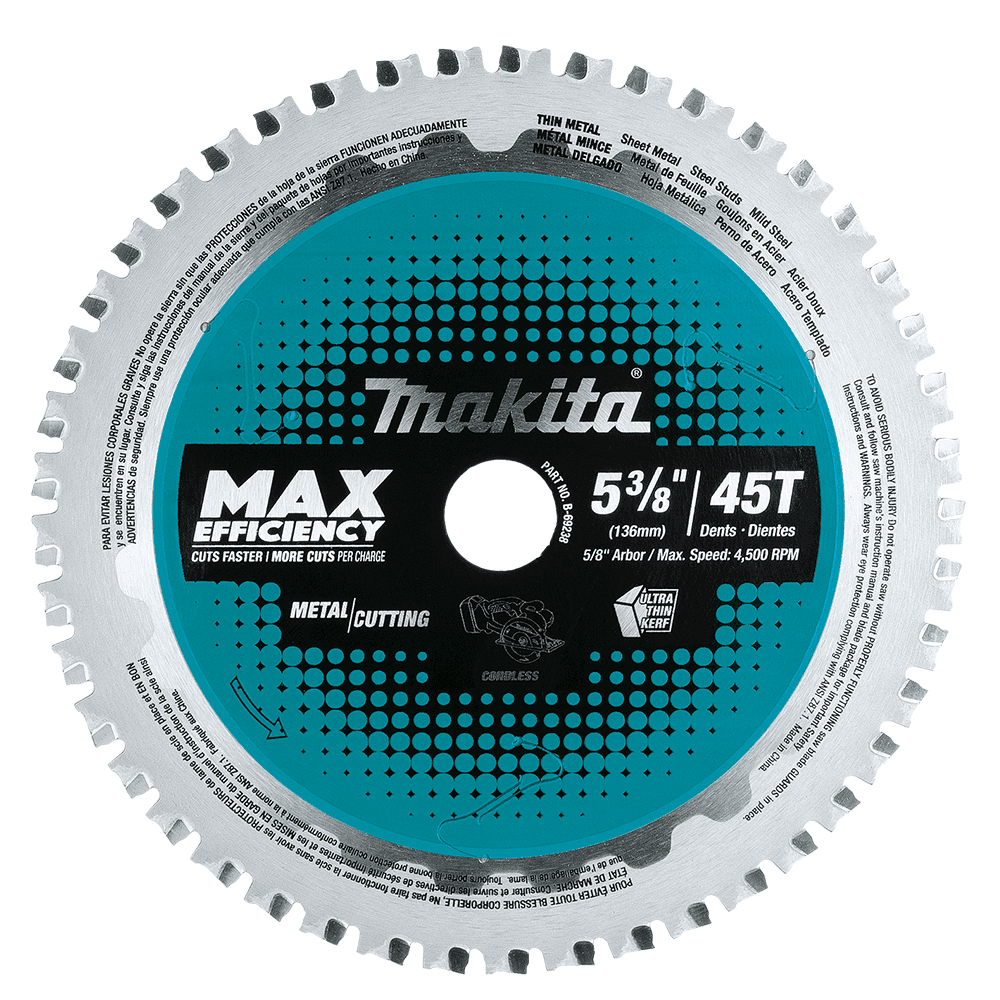 5-3/8" x 45 Teeth Cross-Cut Max Efficiency Saw Blade Main - Image