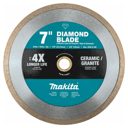 7" Continuous Rim General Purpose Diamond Blade Main - Image