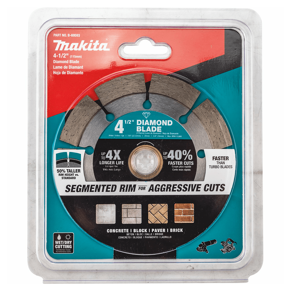 4‑1/2" Segmented General Purpose Diamond Blade Alt 1 - Image