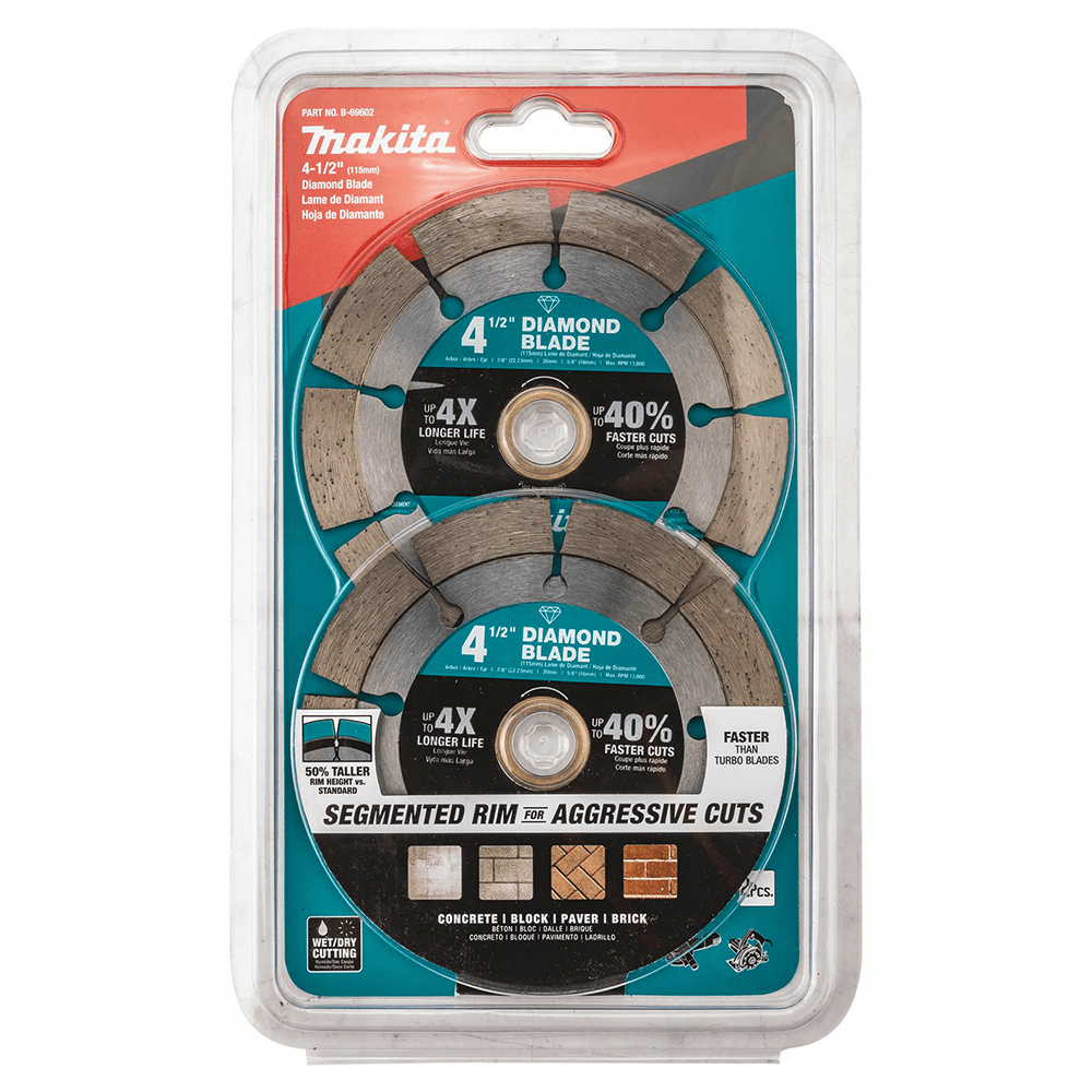 4‑1/2" Segmented General Purpose Diamond Blade (2/Pack) Alt 1 - Image